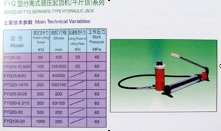 分離式液壓起頂機